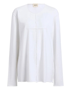 Топ Kit, белый Khaite