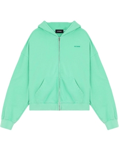 Зеленая худи на молнии We11done