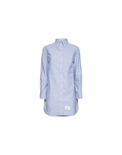 Футболка-платье с отделкой Rwb, синяя Thom browne