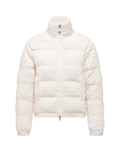 Спортивная кофта на молнии с утеплителем, White Moncler