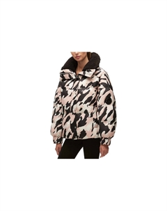 Пуховик женский розовый дымчатый камуфляж Rose Smoke Camouflage, Rose Smoke Camouflage Moose knuckles