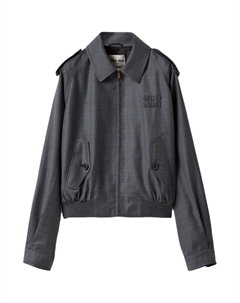 Серое женское пальто, Gray Miu miu