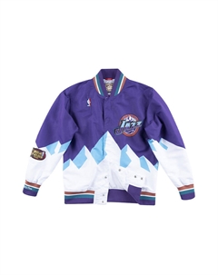 Баскетбольная тренировочная майка, Blue White Mitchell ness