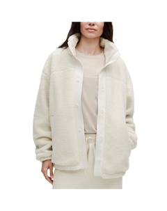 Флисовая куртка с бархатистой текстурой, Bone White Lululemon