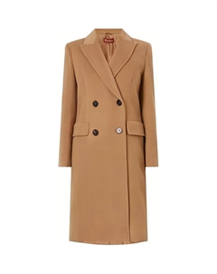 Коричневое женское пальто, Brown Max mara studio