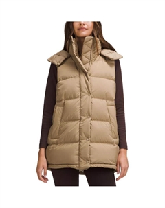Пуховая жилетка Wunder Puff Series для женщин, Hazelnut Tan/Trench Coats/Filbert Tan/Trench Lululemon