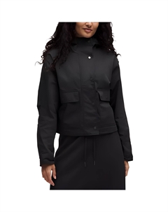 Короткий ветровка тренч женский, Black Lululemon