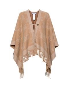 Макс Мара Плащ с бахромой и логотипом, Camel Brown Max mara studio