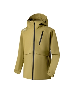 Ветровка непромокаемая ветронепроницаемая дышащая унисекс, Amber Yellow Mizuno