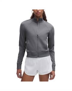 Классическая куртка для бега женская, Sun Gray/SOGY Lululemon