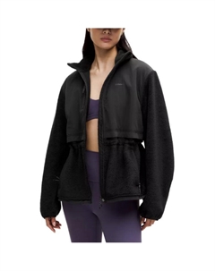 Приталенное бархатное пальто женское, Black/BLK Lululemon