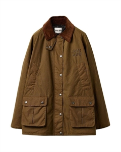 Куртка армейского зеленого цвета, Army Green Miu miu