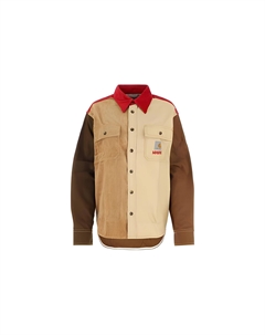 Женская рубашка MARNI X 'Tobacco', Khaki Carhartt wip