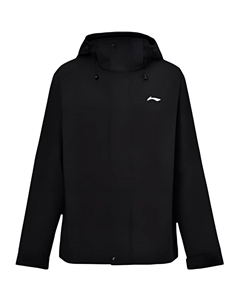 Ветровка женская черная ветронепроницаемая термостойкая, Black Li-ning