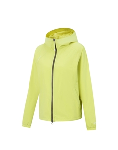 Фитнес-куртка женская желтая неоновая зеленая, Yellow Firefly Green Li-ning