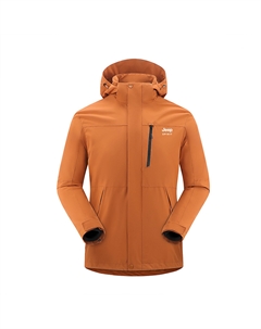 Ветровка унисекс оранжево-красная, Amber Yellow Jeep spirit