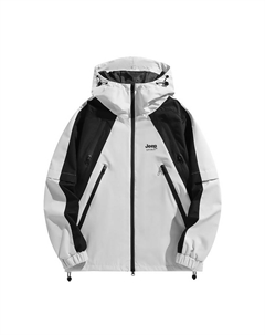 Водонепроницаемая и ветрозащитная ветровка унисекс, Black Apricot Jeep spirit