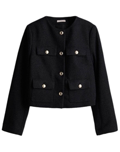 Куртка женская черная, Black H&m