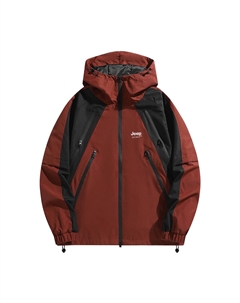 Водонепроницаемая и ветрозащитная ветровка унисекс, Black Red Jeep spirit