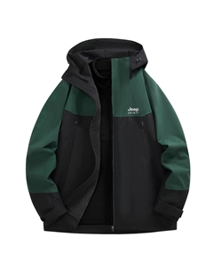 Унисекс ветровка для походов на открытом воздухе водонепроницаемая, термостойкая, водоотталкивающая, дождезащитная, Jasper/Black Jeep spirit