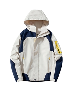 Теплый ветровка унисекс, Men's Ecru Jeep spirit