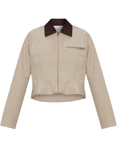 Короткая куртка на молнии, Beige Jw anderson