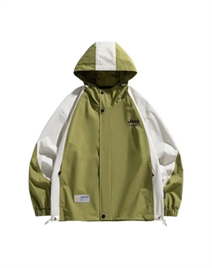 Ветровка непромокаемая ветронепроницаемая и устойчивая к истиранию унисекс, Green Jeep spirit