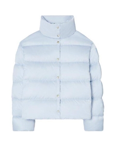 Женский пуховик небесно-голубой, Sky Blue Tory burch