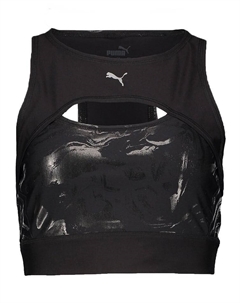 Спортивный бюстгальтер, черный Puma