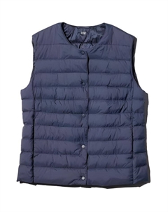 Женская синяя пуховик, Navy Blue Uniqlo