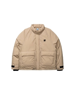 Унисекс пуховик бежевый, Beige Undefeated
