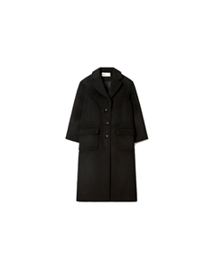 Женское черное пальто Black, Black Tory burch