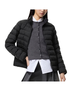 Пуховик женский черный, Black Uniqlo