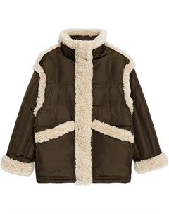 Пуховик с воротником-воронкой Dorothy, Dark Green Stand studio