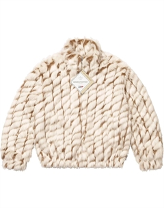 Двухцветная ветрозащитная куртка с искусственным мехом, Tan Supreme