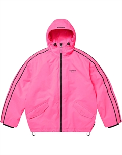 Куртка с капюшоном в полоску GORE TEX, Neon Pink Supreme