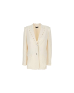 Однобортный блейзер из интерлока, Beige Theory