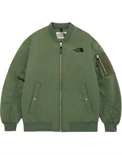 Пуховик-бомбер унисекс оливковый, Olive Green The north face