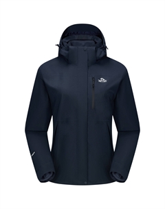 Ветровка женская водонепроницаемая ветрозащитная дышащая износостойкая термоизолирующая быстросохнущая, Navy Blue-Women's Pelliot