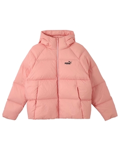 Капюшон ультра пуховик с наполнителем из пуха Женский персиковый розовый, Peach Pink Puma