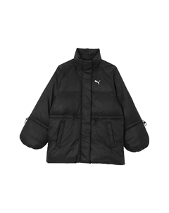 Пуховик женский черный, Black Puma