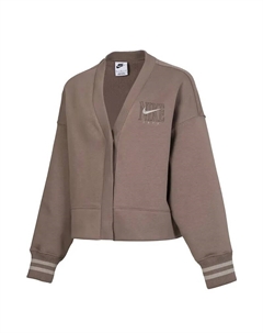Спортивная кофта женская оверсайз с принтом, Khaki Nike