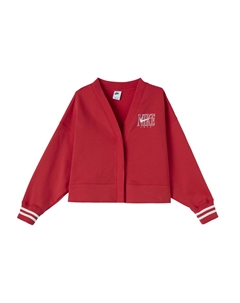 Спортивная кофта женская оверсайз с принтом, Red Nike