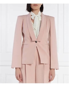 Элегантный жакет Slim fit, розовый Liu jo