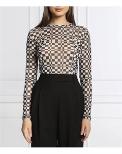 Блузка Диралина_1 Regular fit, черный Hugo