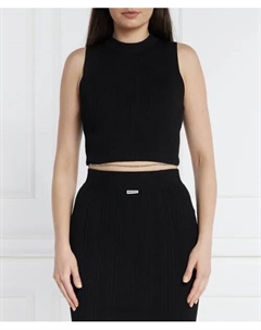 Топ сепинн Slim fit, черный Hugo