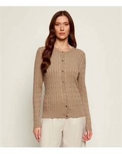 Кардиган Slim fit, бежевый Gant