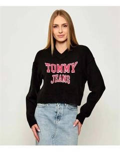 Свитер Loose fit, черный Tommy jeans