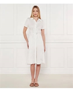 Платье с поясом, белый Liu jo