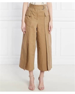 Брюки пиниде Flare fit, бежевый Weekend max mara